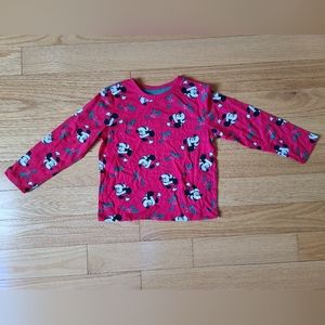 Disney Junior Mickey Mouse Red Long Sleeve T-Shirt, 5T